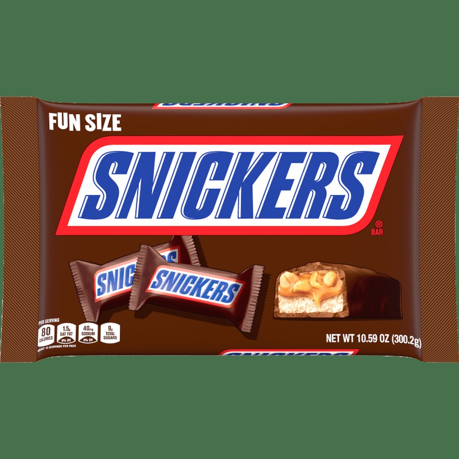 Snickers Fun Size Chocolate Candy Bars, 10.59 oz Bag